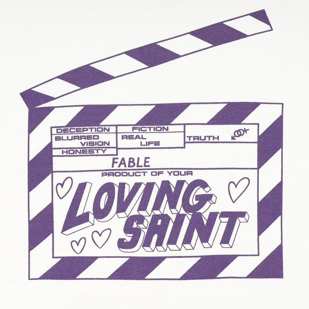 SAINT M××××××（セントマイケル）- SM058 I LOVE SAINT HOOIDE WHITE