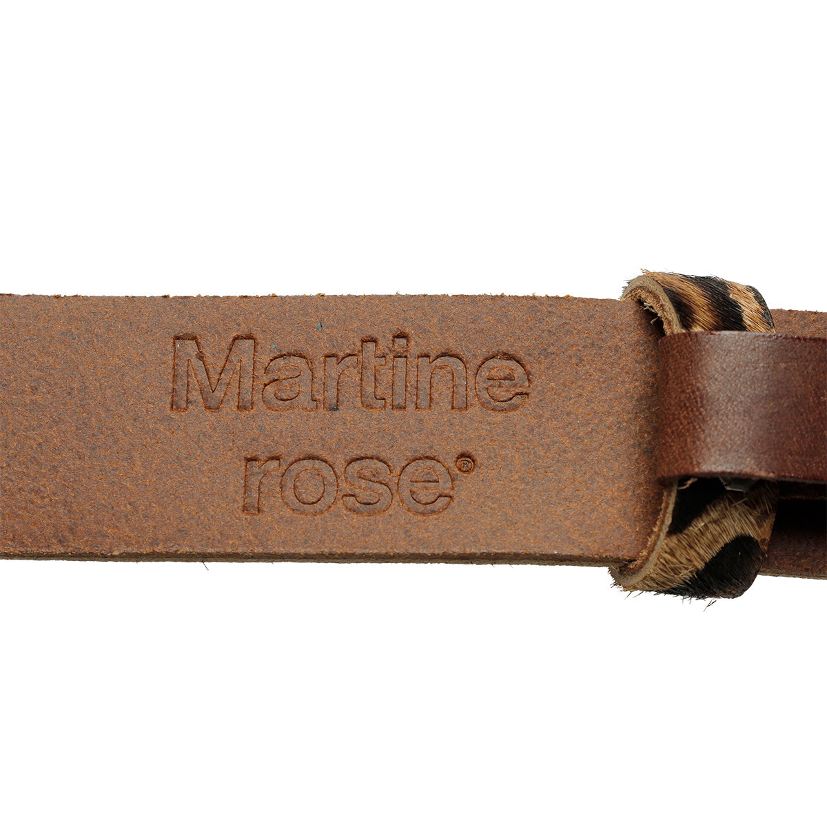 Martine Rose – Sex Letter Belt Black