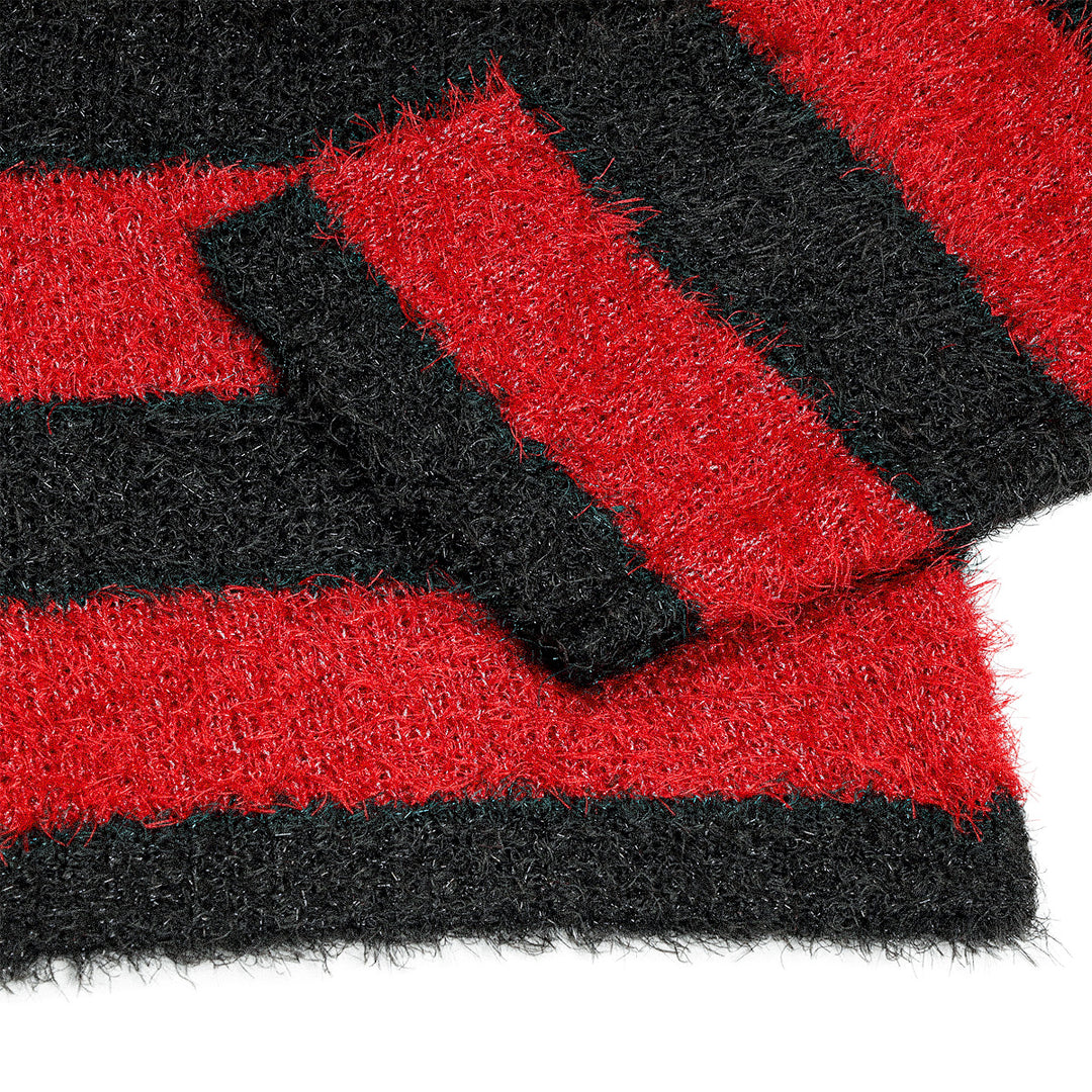 新品タグ付き ♡ Heart Fair Isle Knit Pullover 🆕9／30 (Tue.) 12：00- ぷっくりLD刺繍のロゴニット🪡 サラッ