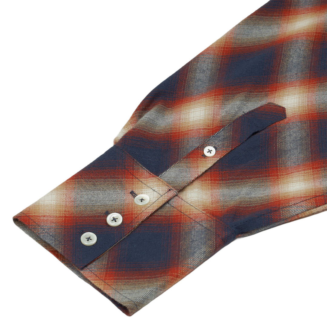 LES SIX(レ・シス) - BIAS MEGA FLANNEL BLUE シャツ | cherry