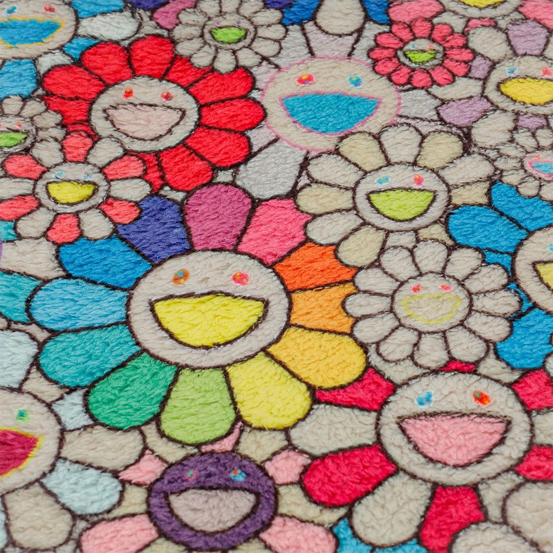村上隆　花　ブランケット　タオル　TM Flower Blanket Takashi Murakami / kaikai kiki(タカシ ムラカミ/ カイカイキキ) - TM