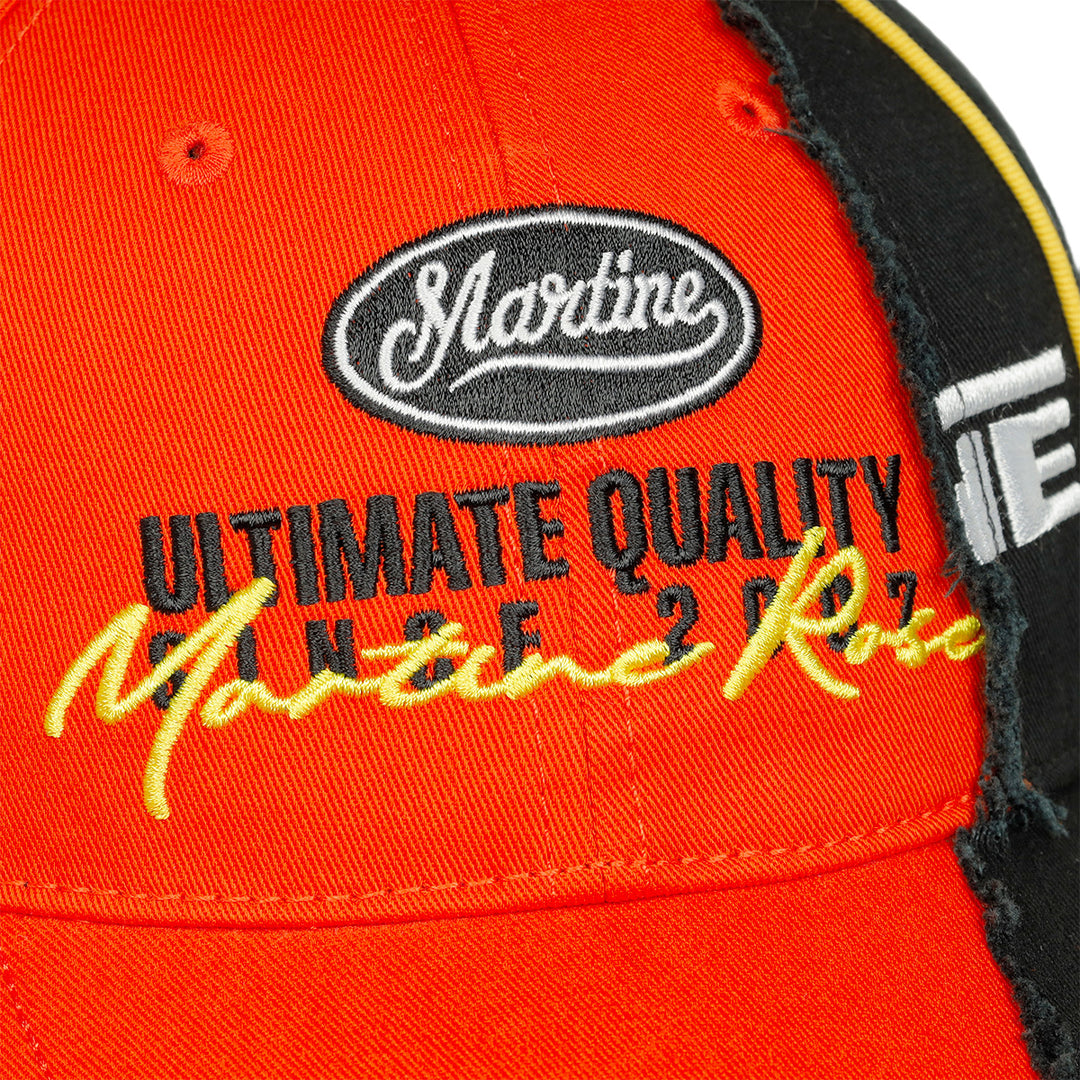 Martine Rose (マーティン・ローズ) - COLLAGE CAP ORANGE キャップ