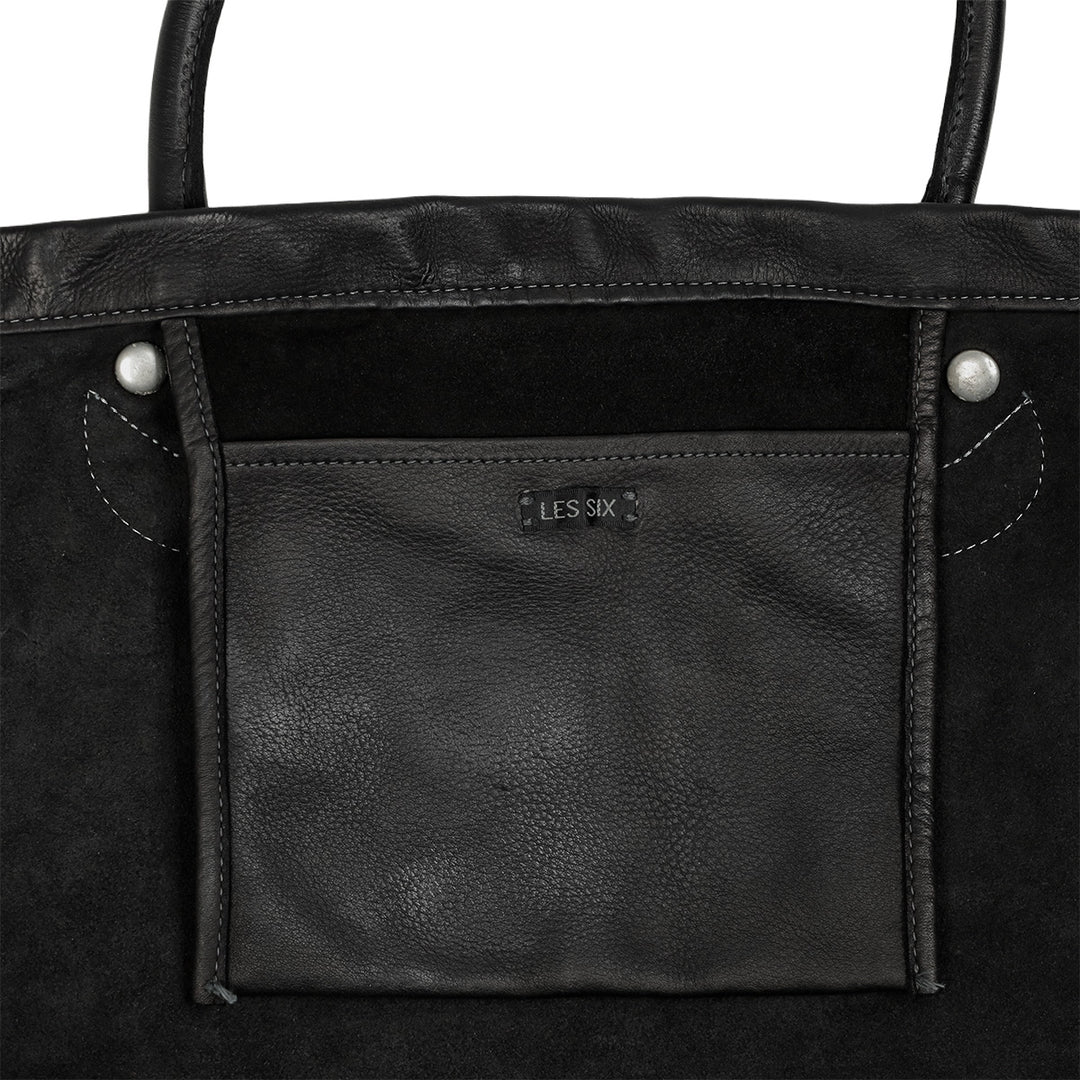 LES SIX(レ・シス) - UGLY LEATHER BAG トートバッグ | cherry