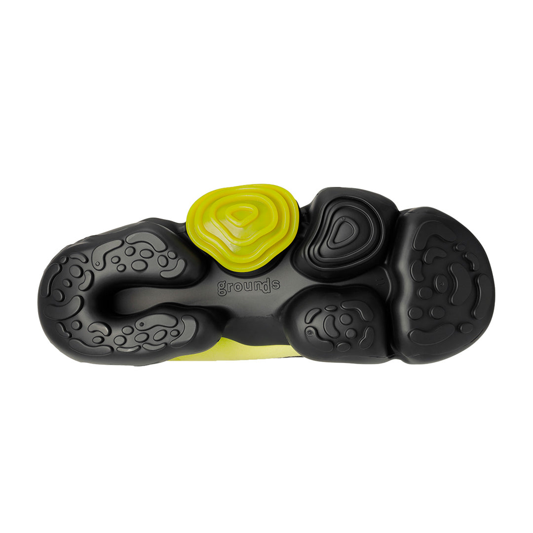 grounds (グラウンズ) - MOOPIE NAZCA LACE BLACK CITRON/BLACK SOLID