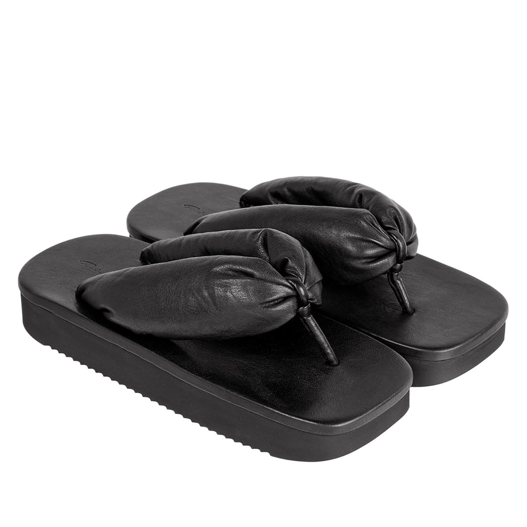 Rick Owens (リックオウエンス) - TEMPLE S/S 26 FLIP FLOP BLACK