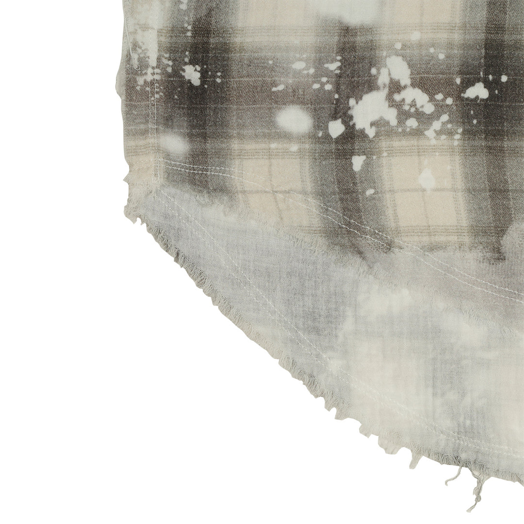 R13(アールサーティーン) - SHREDDED SEAM DROP NECK SHIRT