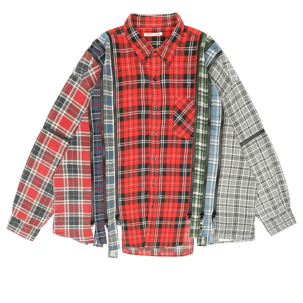 Needles (ニードルズ) - 7 CUTS ZIPPED WIDE FLANNEL SHIRT シャツ 