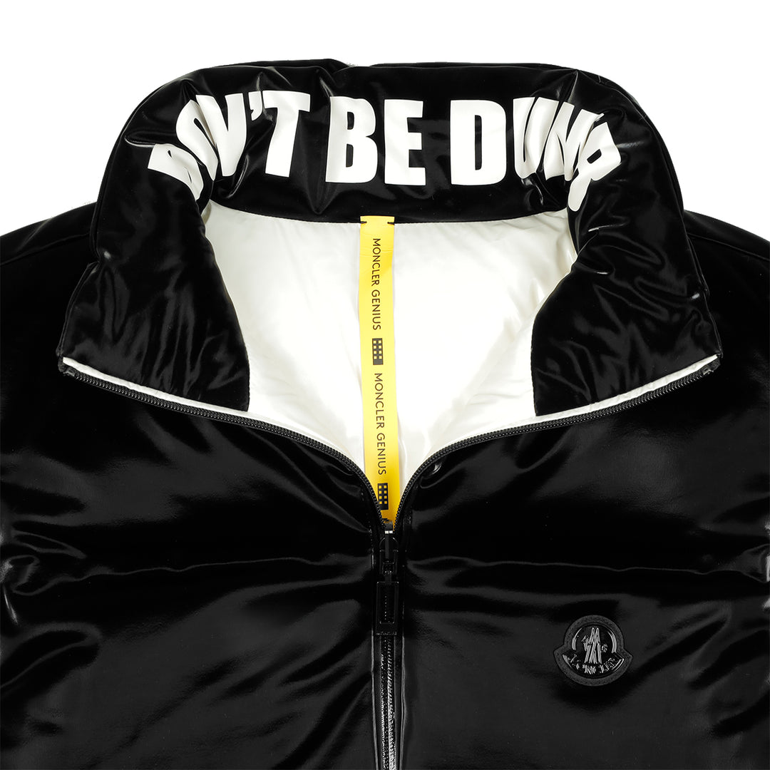 ☆新品同様☆MONCLER GENIUS ネックストラップ ロゴ 黒ｘ白 ☆新品同様☆MONCLER GENIUS ネックストラップ ロゴ 黒x白