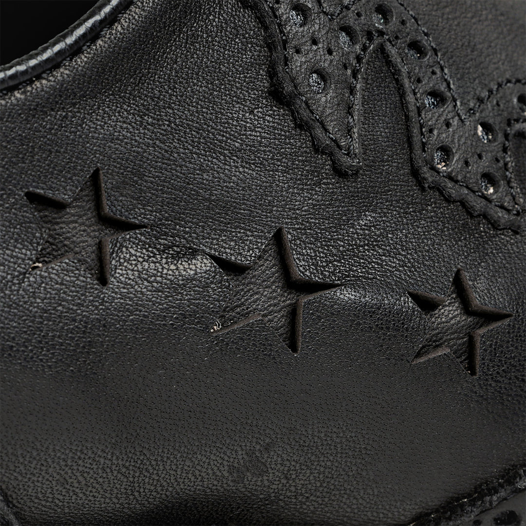 LES SIX - LES SIX x KIDS LOVE GAITE COW DERBY Dress Shoes | cherry
