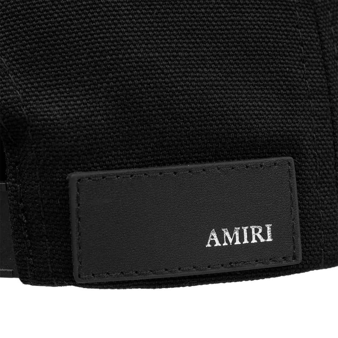 （希少）AMIRI 2022南青山店オープン記念　限定キャップ　ブラック AMIRI(アミリ) - MA QUAD CANVAS HAT キャップ | cherry オンライン