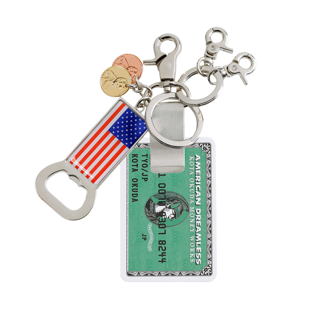 KOTA OKUDA (コウタ オクダ) - MONEY CLIP KEYRING GREEN | 通販
