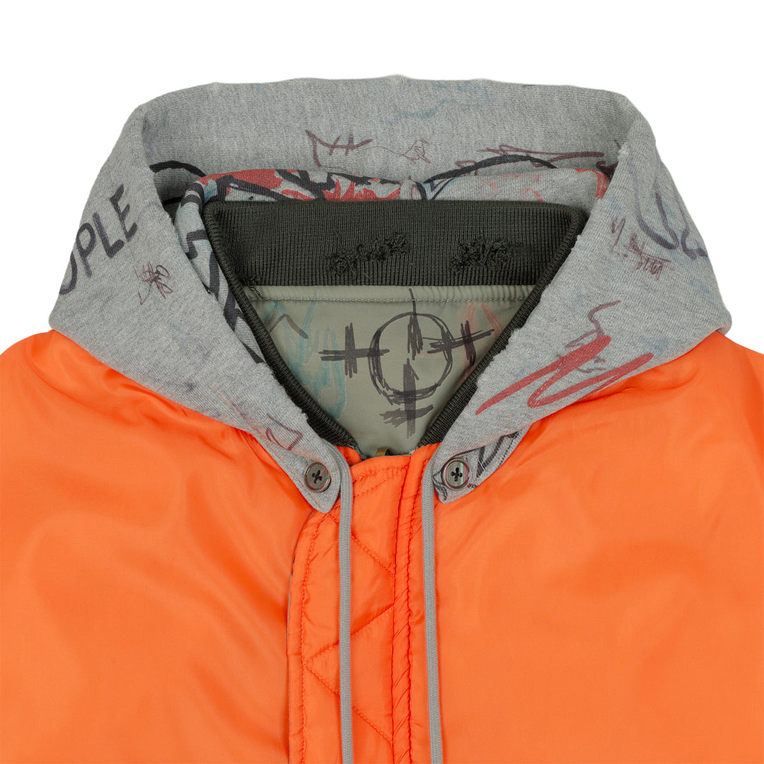 Mowalola - GRAFFITI BOMBER Bomber Jacket | cherry official online