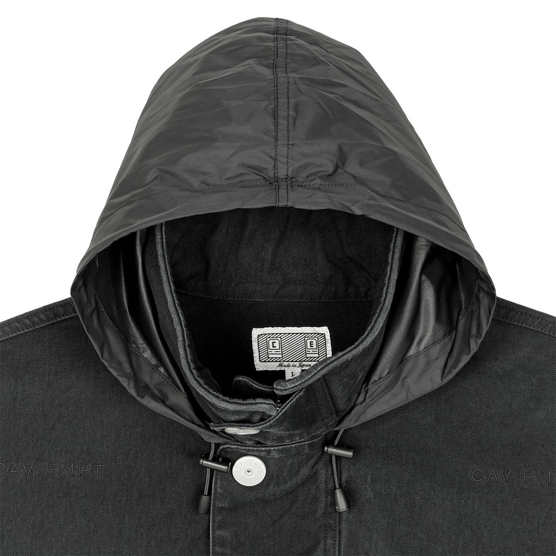 CAVEMPT(キャブエンプト) - CANVAS CASUAL ZIP JACKET BLACK コーチ
