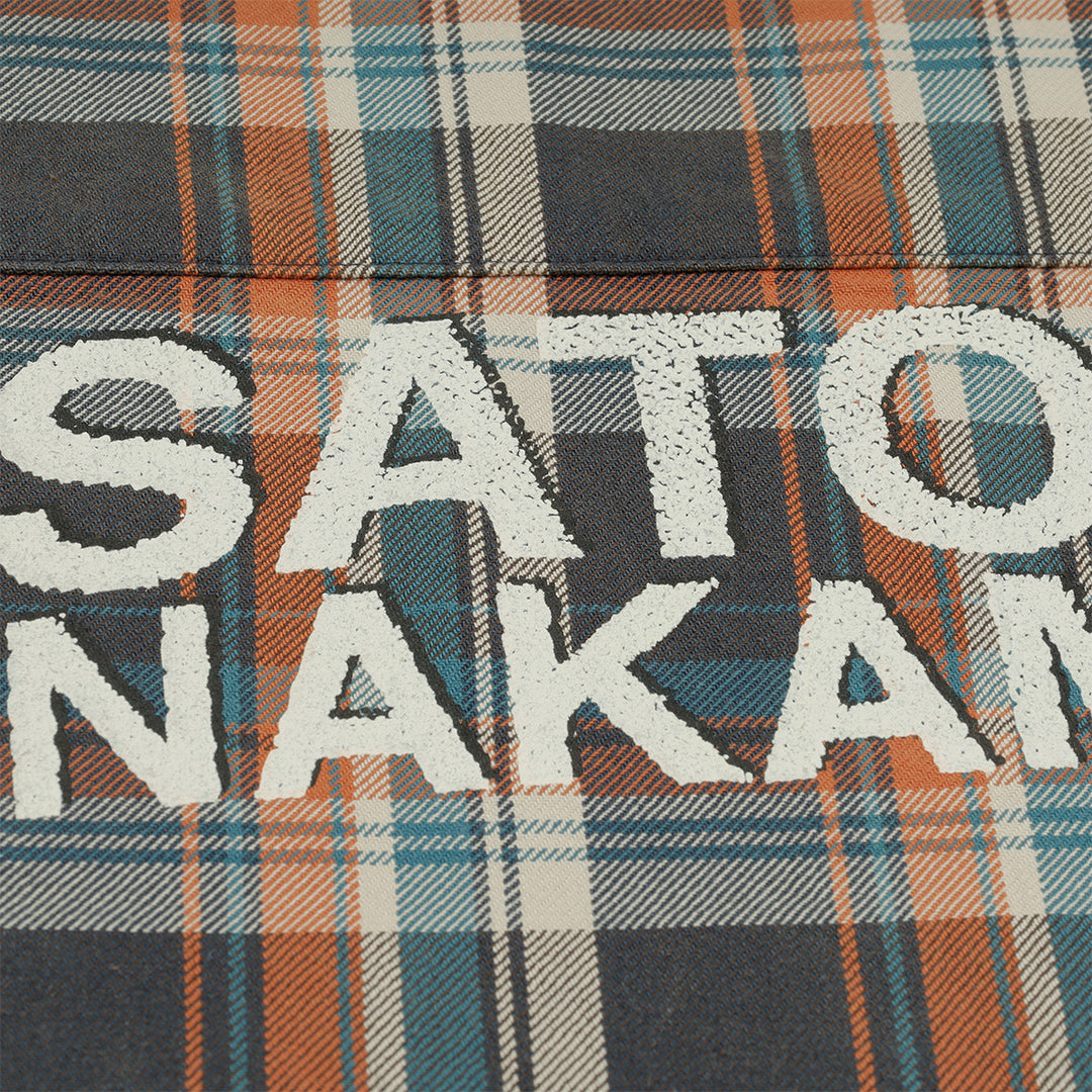 SATOSHI NAKAMOTO (サトシナカモト) - BENDER CUT OFF FLANNEL ORANGE