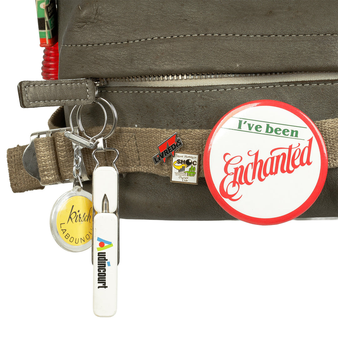 LES SIX(レ・シス) - PINNED LEATHER RUCK バックパック