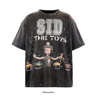 ©SAINT M×××××× × TOY STORY - SMC92 SID PIXAR_SS T-SHIRT - BLACK - T-SHIRT - cherry fukuoka