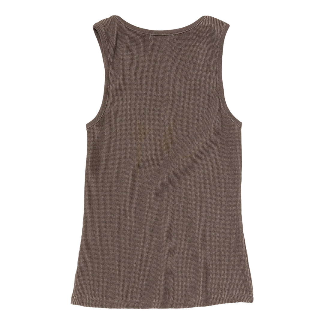 Thug Club (サグ クラブ) - TC NOT EASY TANK TOP BROWN タンクトップ