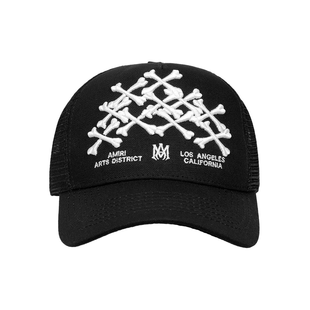 AMIRI(アミリ) - BONES STACKED TRUCKER HAT キャップ | cherry