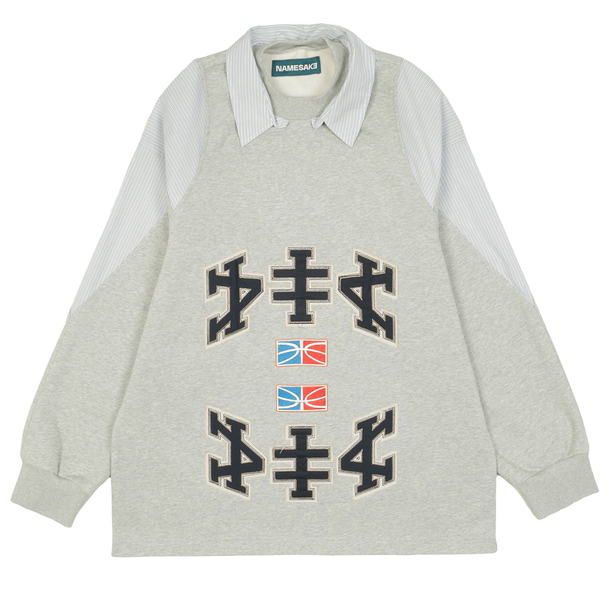 RRR123 - RIVINGTON roi rebis - I STILL PRAY BUTTON UP MULTI Sweat