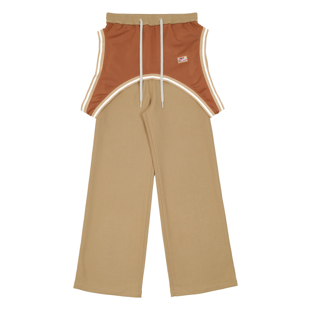 NAMESAKE(ネイムセイク) - MERION JERSEY WIDE TROUSERS GOBI CAMEL