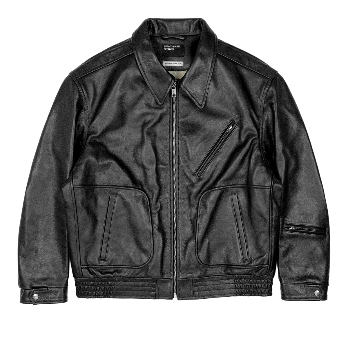 COMBATTIMENTO LEATHER JACKET