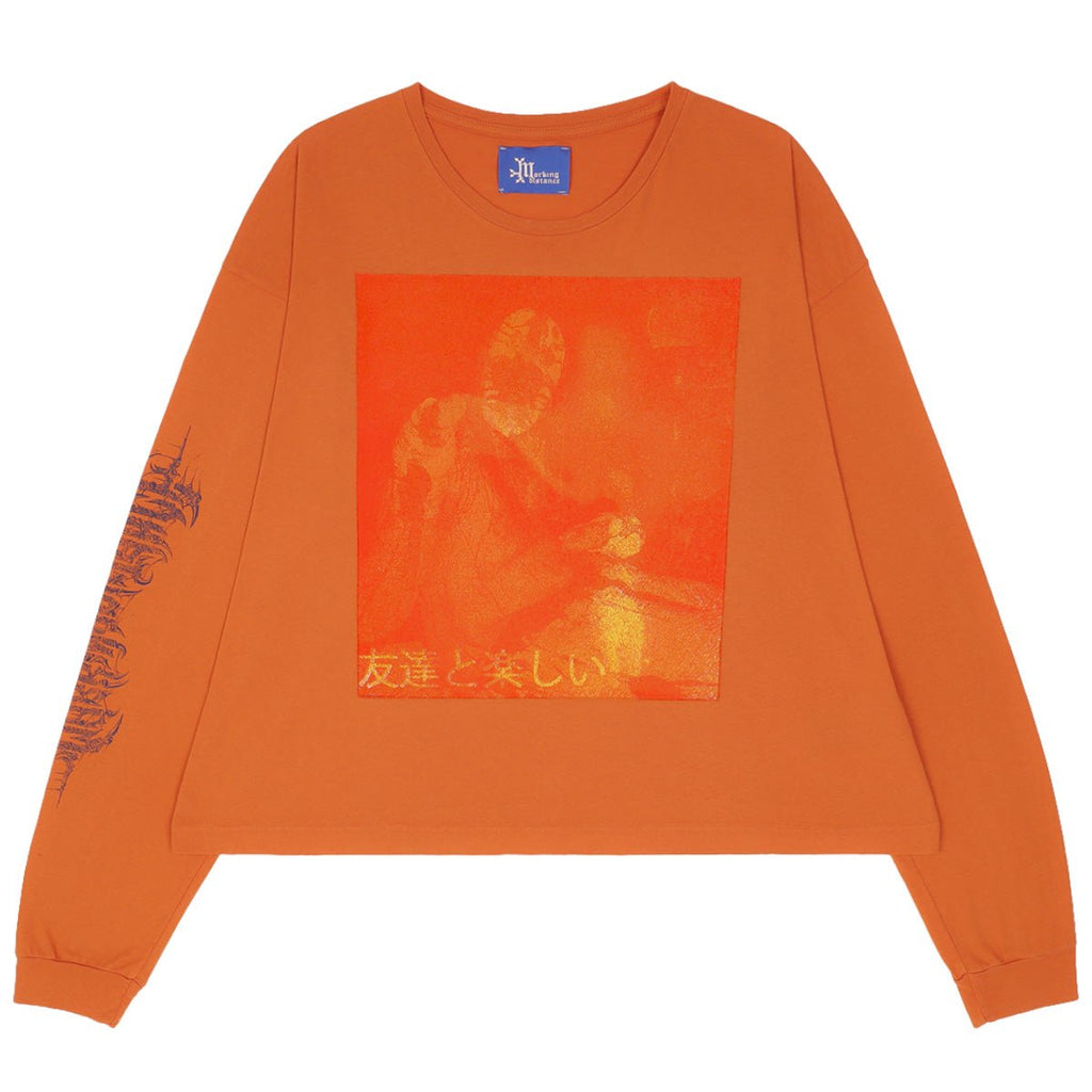 Marking Distance - FUN WITH FRIENDS LONGSLEEVE T-shirt | cherry