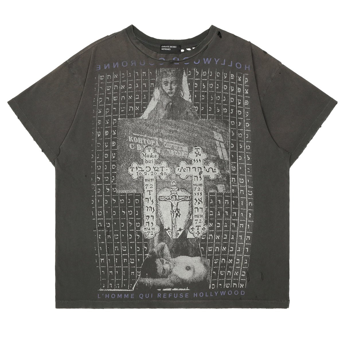 HOLLYWOOD COURONNE T-SHIRT - cherry fukuoka - ENFANTS RICHES DEPRIMES - T-SHIRT