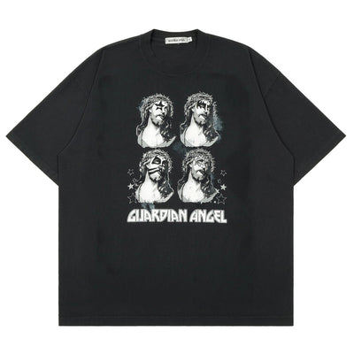 KISS OF JESUS T-SHIRT - cherry fukuoka - Guardian Angel - T-SHIRT