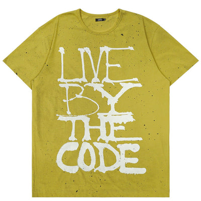 LIVE BY THE CODE TEE - cherry fukuoka - CHITO INTERNATIONAL - T-SHIRT