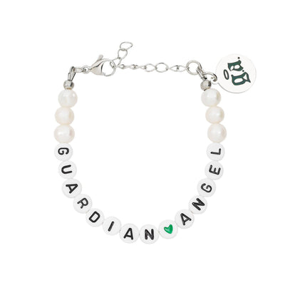 LOGO FRESHWATER PEARL BRACELET - cherry fukuoka - Guardian Angel - ACCESSORIES