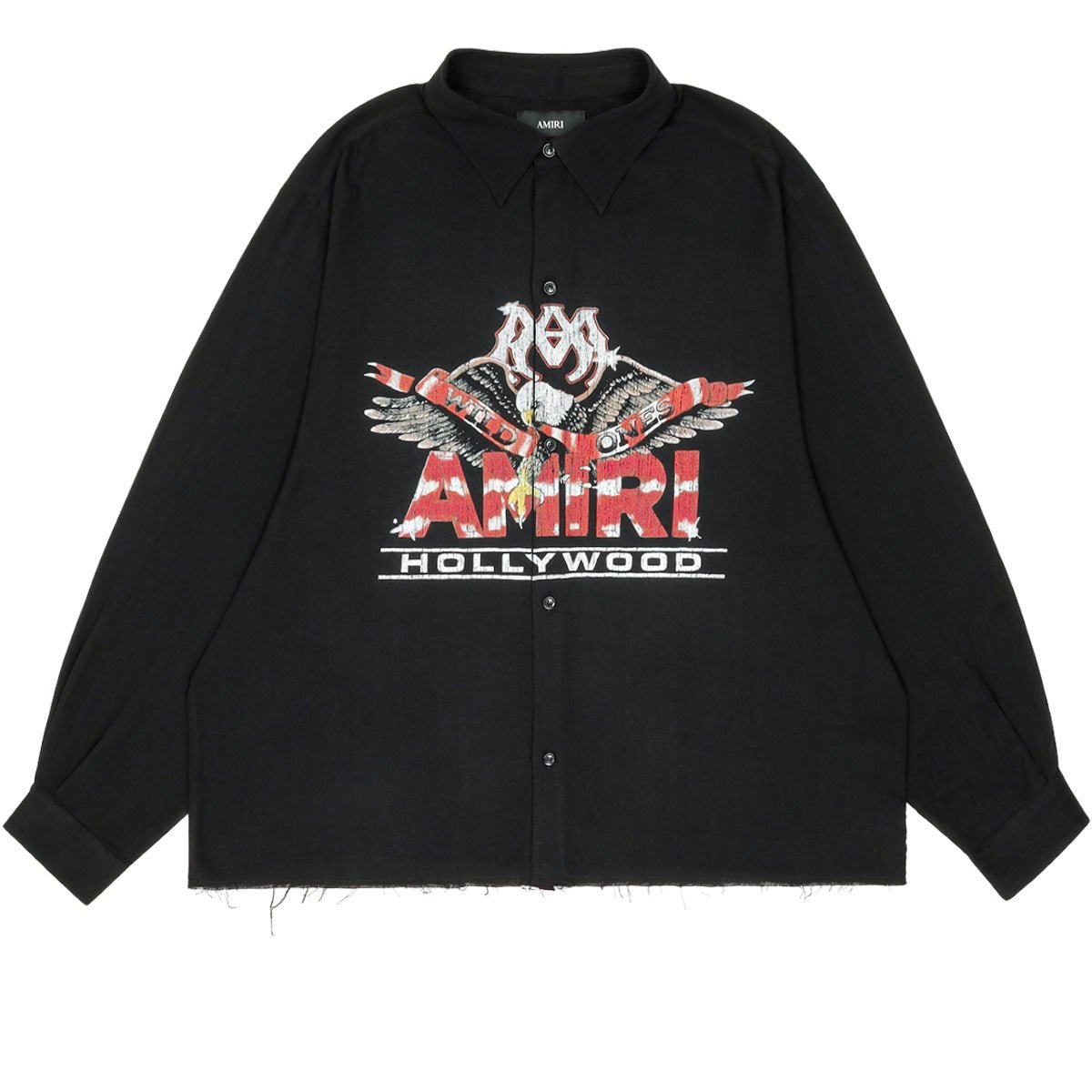 MA EAGLE LONG SLEEVE SHIRT - cherry fukuoka - AMIRI - SHIRT