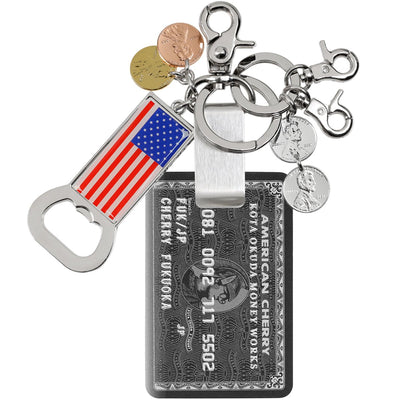 MONEY CLIP KEYRING <br><font color="red">cherry exclusive</font> - cherry fukuoka - KOTA OKUDA - ACCESSORIES