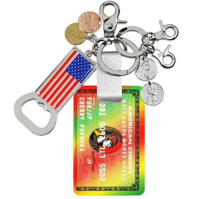 MONEY CLIP KEYRING <br><font color="red">cherry exclusive</font> - cherry fukuoka - KOTA OKUDA - ACCESSORIES