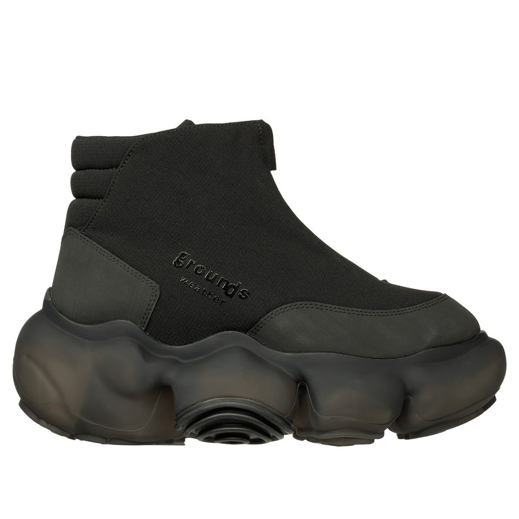 grounds (グラウンズ) - MOOPIE WEATHER BLACK/BLACK MATTE ハイカット
