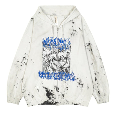 NATURE ZIP-UP HOODIE - cherry fukuoka - WESTFALL - HOODIE