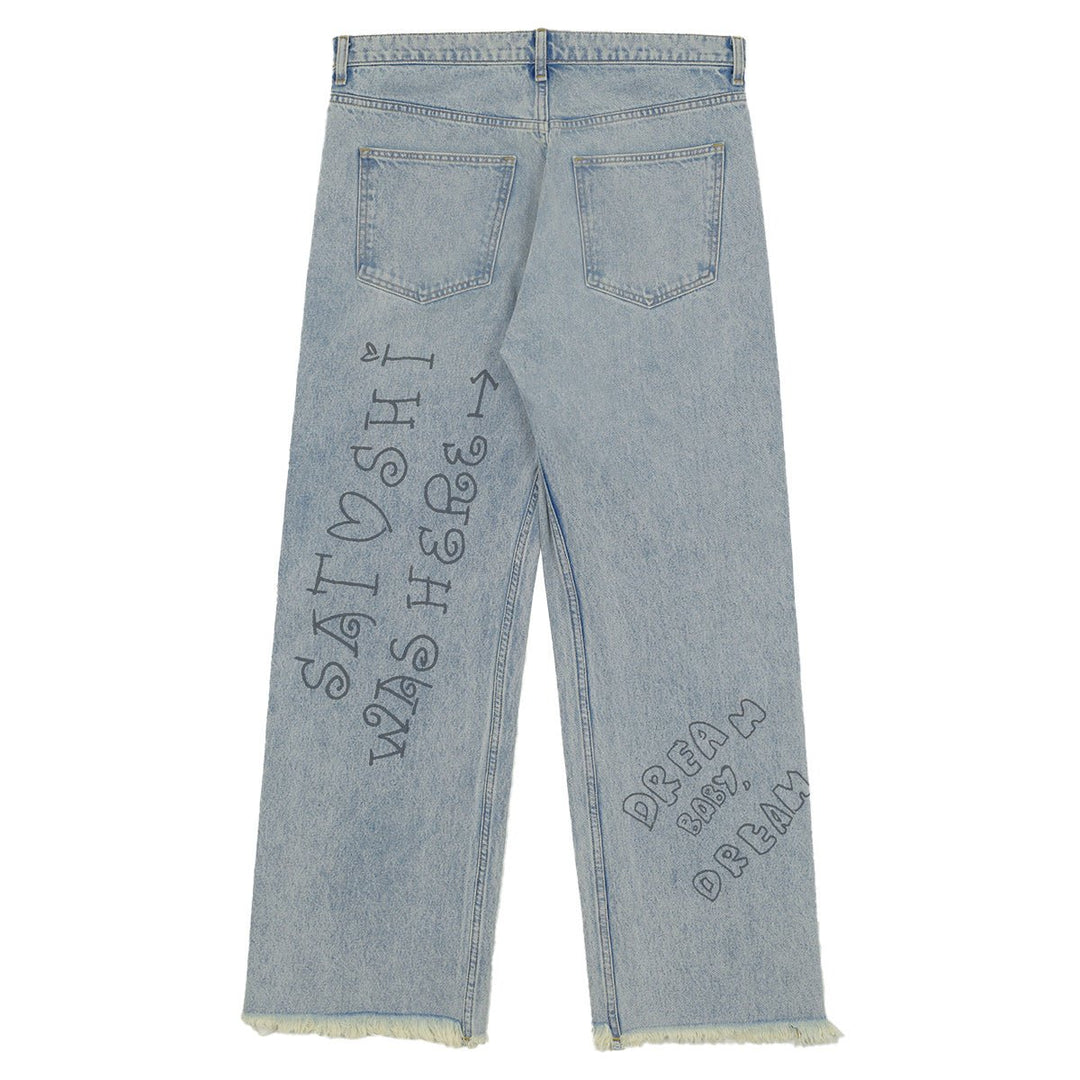 SKOLOCT - PAINTED SKO DENIM Denim Pants | cherry Official Online
