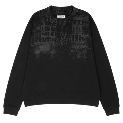 NUMBER SWEATSHIRT - cherry fukuoka - Maison Margiela - SWEAT