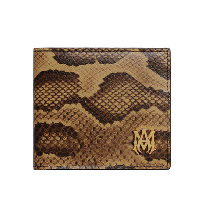 PYTHON EMBOSSED BIFOLD - cherry fukuoka - AMIRI - WALLET