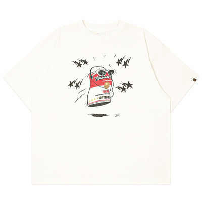 ©SAINT M×××××× × A BATHING APE®<br>SMC34 JUMP BAPE_SS T-SHIRT - cherry fukuoka - ©SAINT M×××××× - T-SHIRT