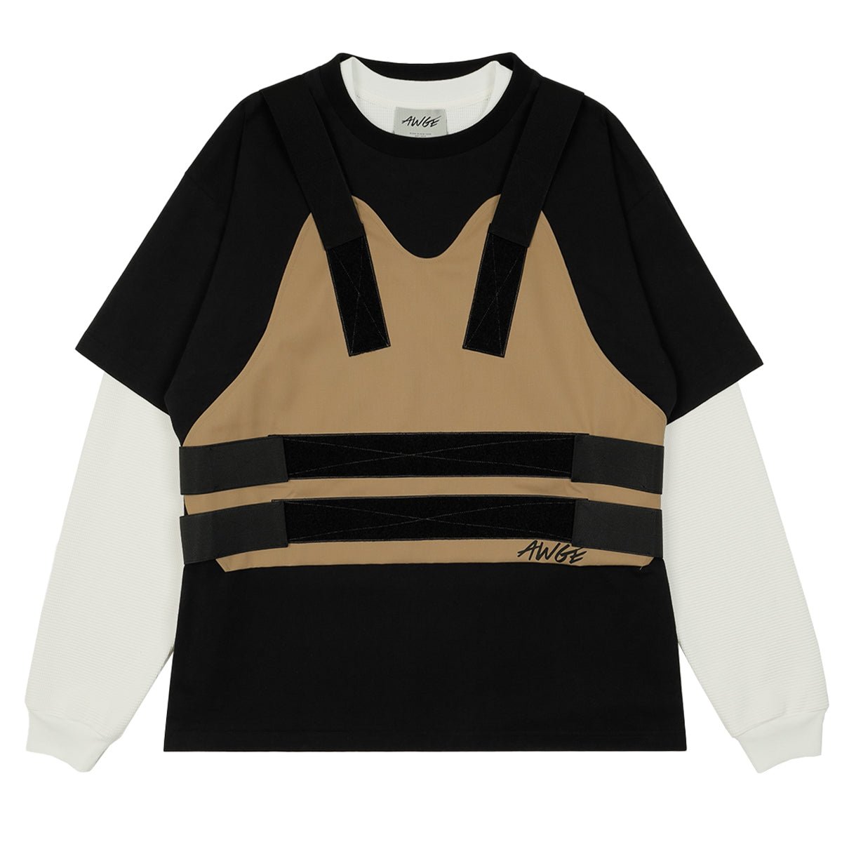 STACKED L/S TEE - cherry fukuoka - AWGE - LONGSLEEVE
