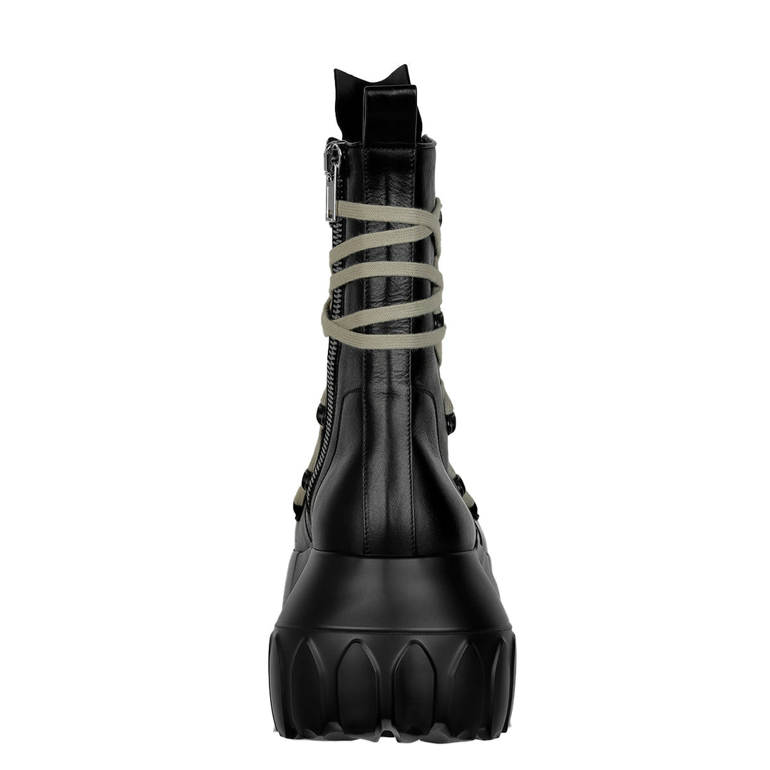 Rick Owens - TOWER F/W 26 MEGALACE MEGA TRACTOR BLACK Boots