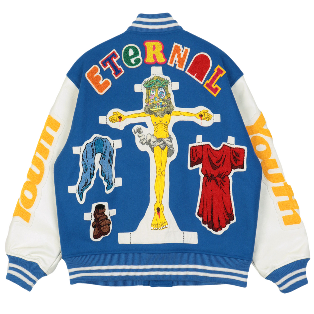 TAKASHI MURAKAMI×©SAINT M×××××× --TRAVIS JESUS ​​STADIUM JACKET
