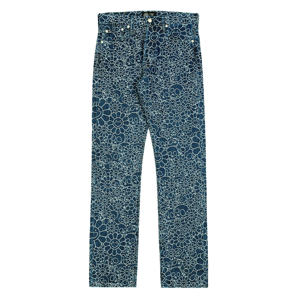 Takashi Murakami / kaikai kiki - Flowers and Skulls Jacquard Denim 