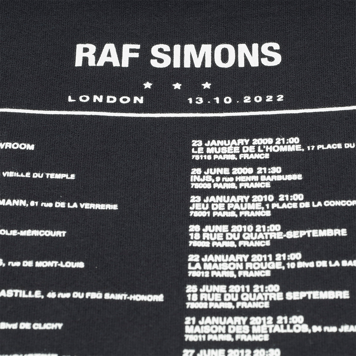 RAF SIMONS(ラフ シモンズ) - TOUR CARDIGAN | cherry オンライン公式