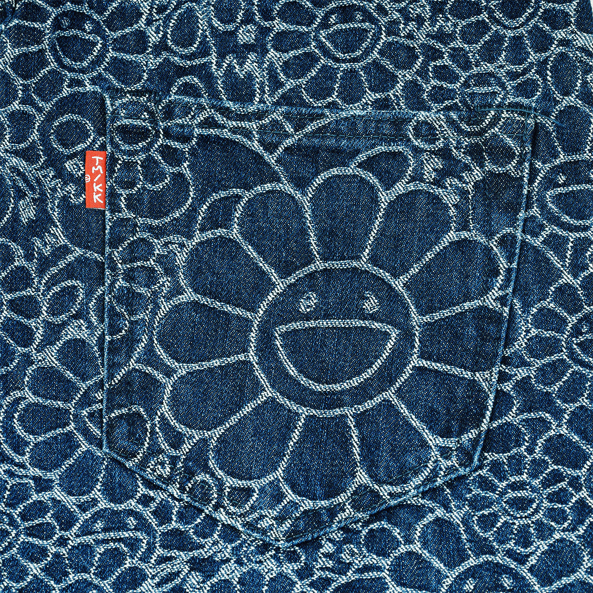 Takashi Murakami / kaikai kiki - Flowers and Skulls Jacquard Denim